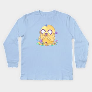 Jake the Dog Cute Bugs Kids Long Sleeve T-Shirt